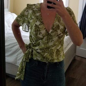 Banana Leaf Wrap Shirt